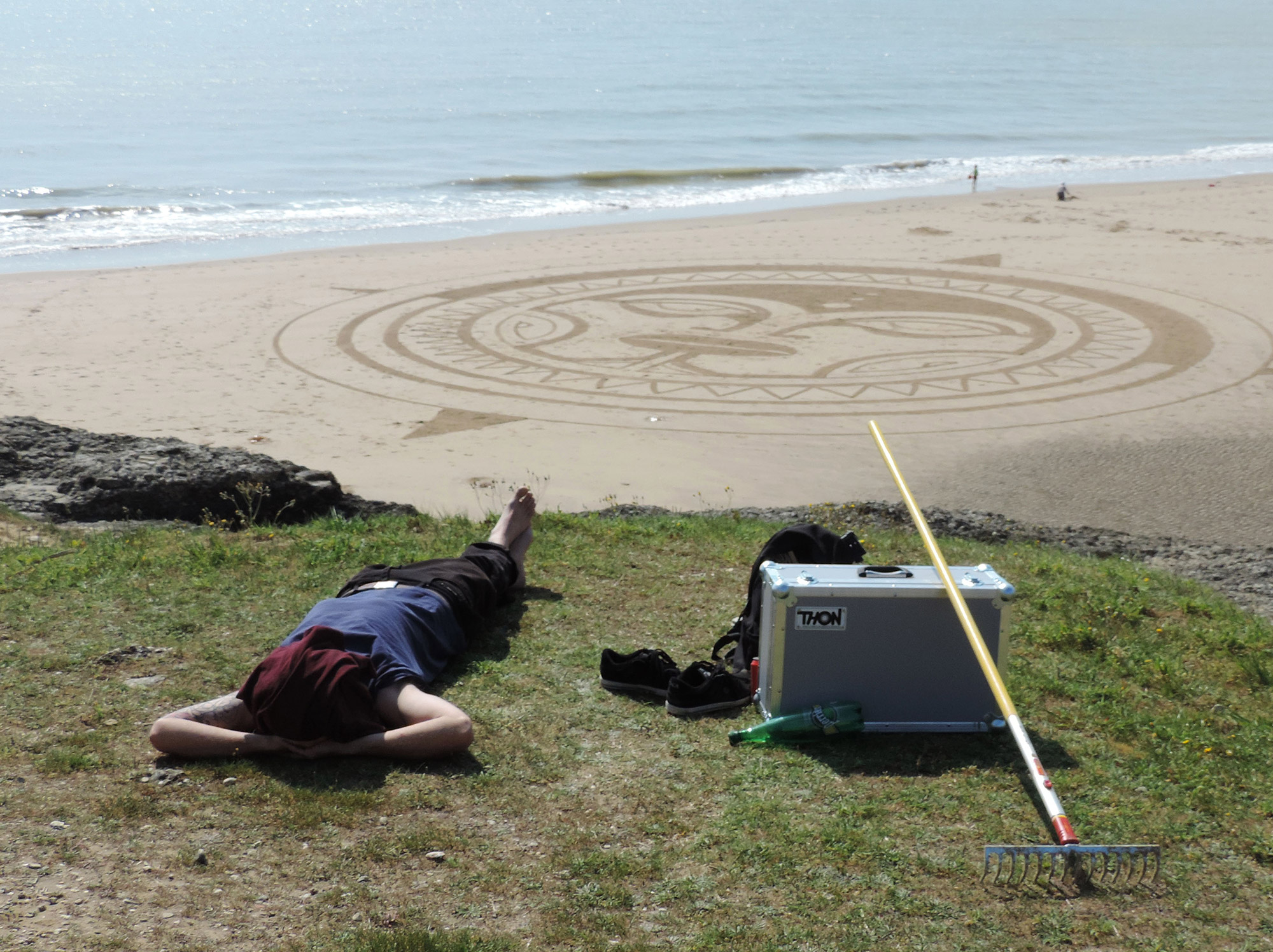 Beach art Avril 2014