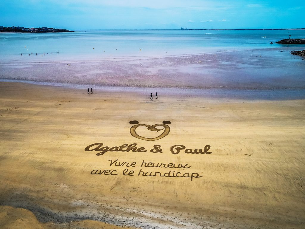 Beach Art Agathe et Paul