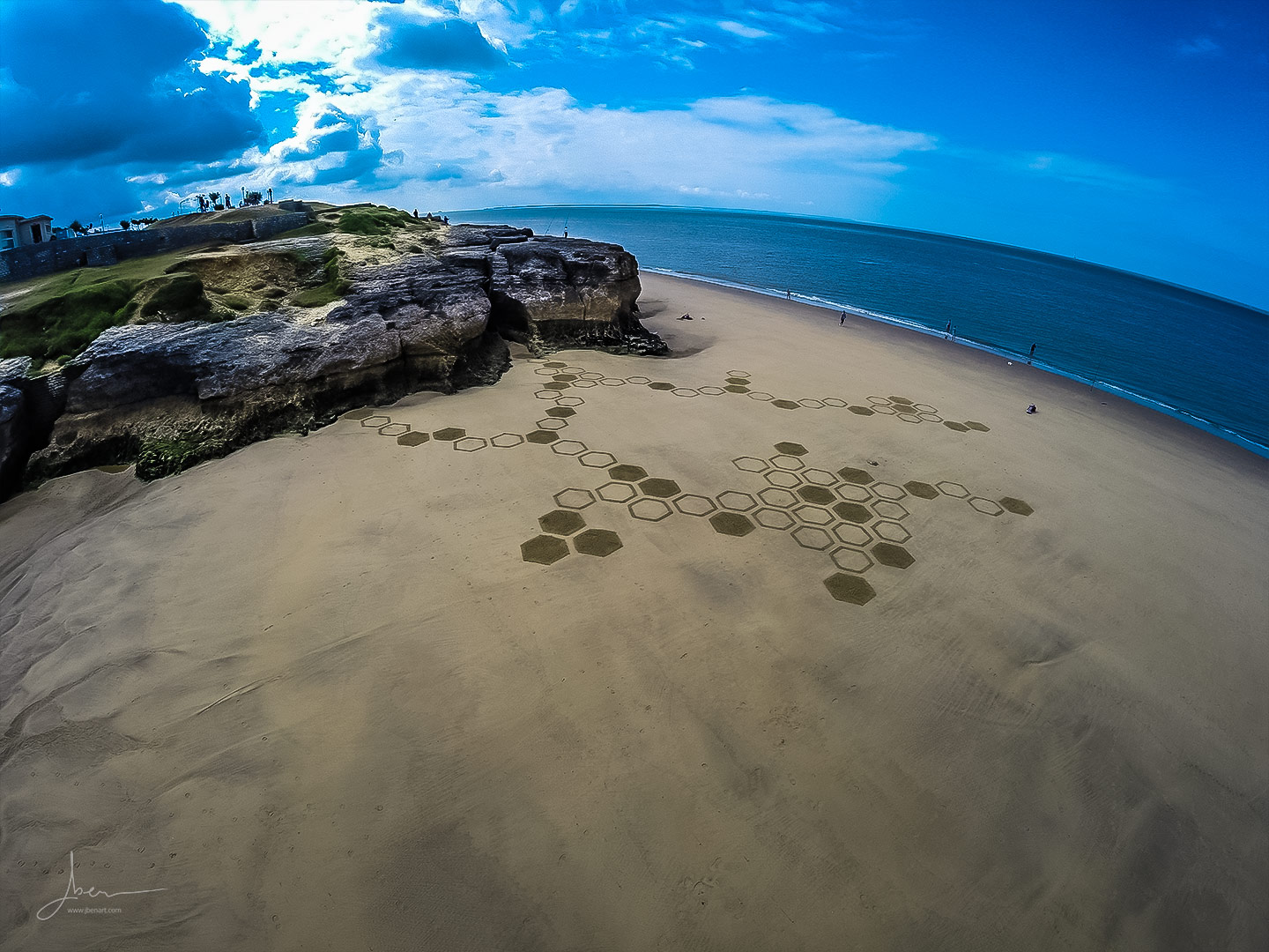 Beach art alvéoles