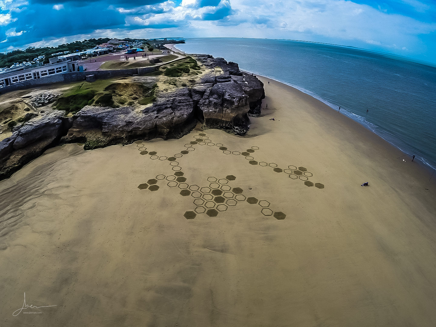 Beach art alvéoles