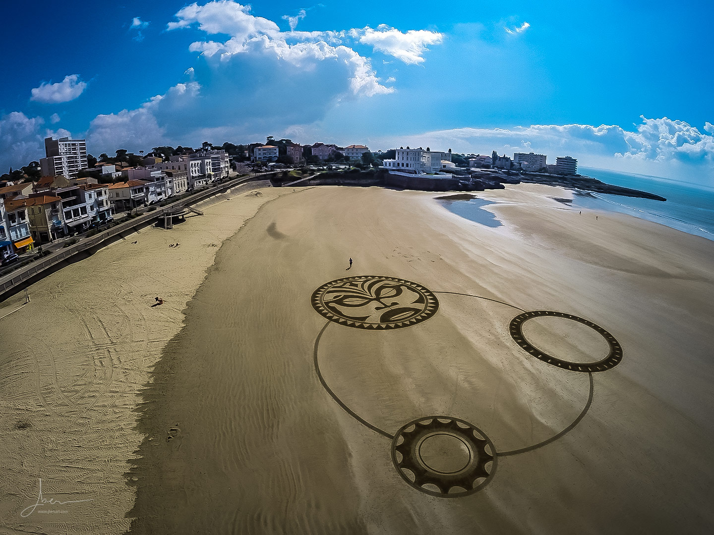 Beach art polynésien