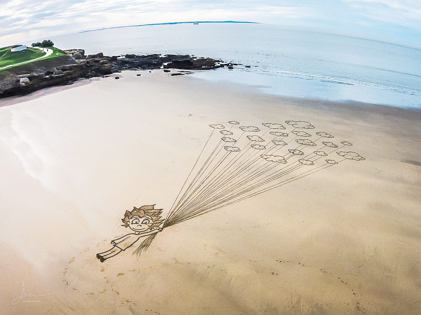 Beach art libre comme l'air