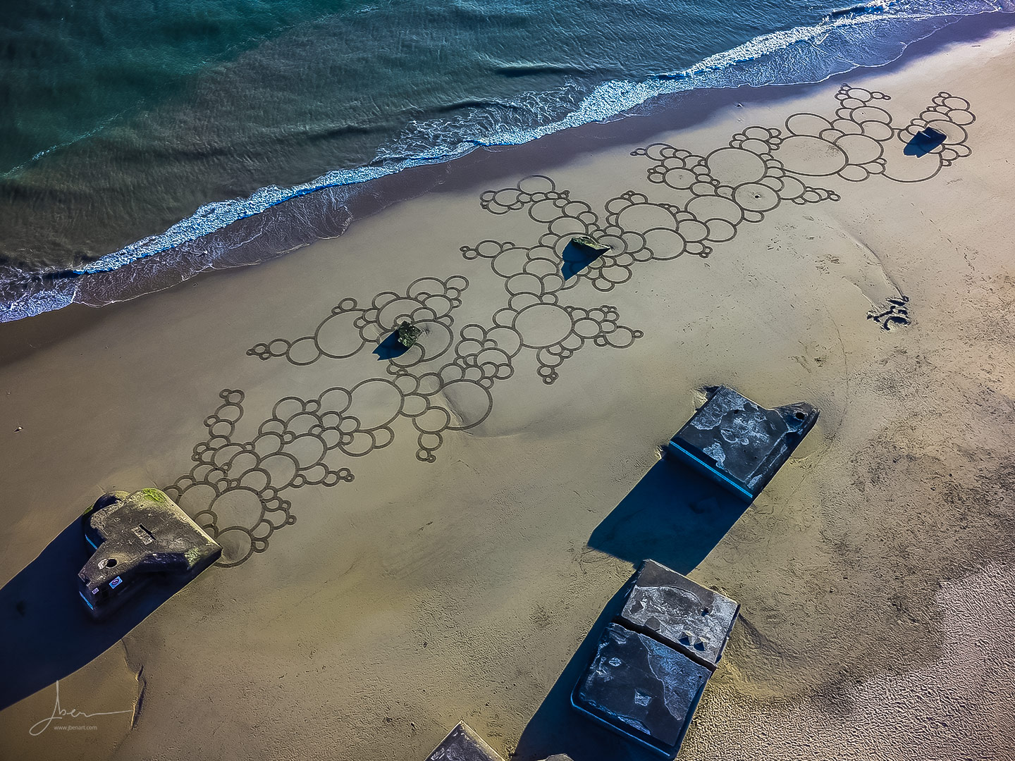 Beach art Bubulles