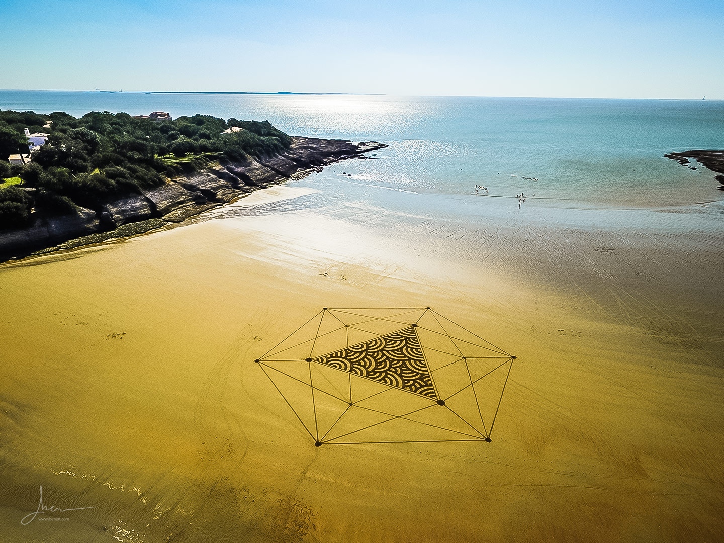 Beach art textures et profondeurs