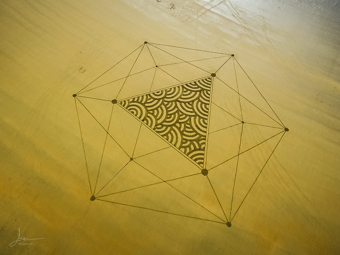 Beach art textures et profondeurs