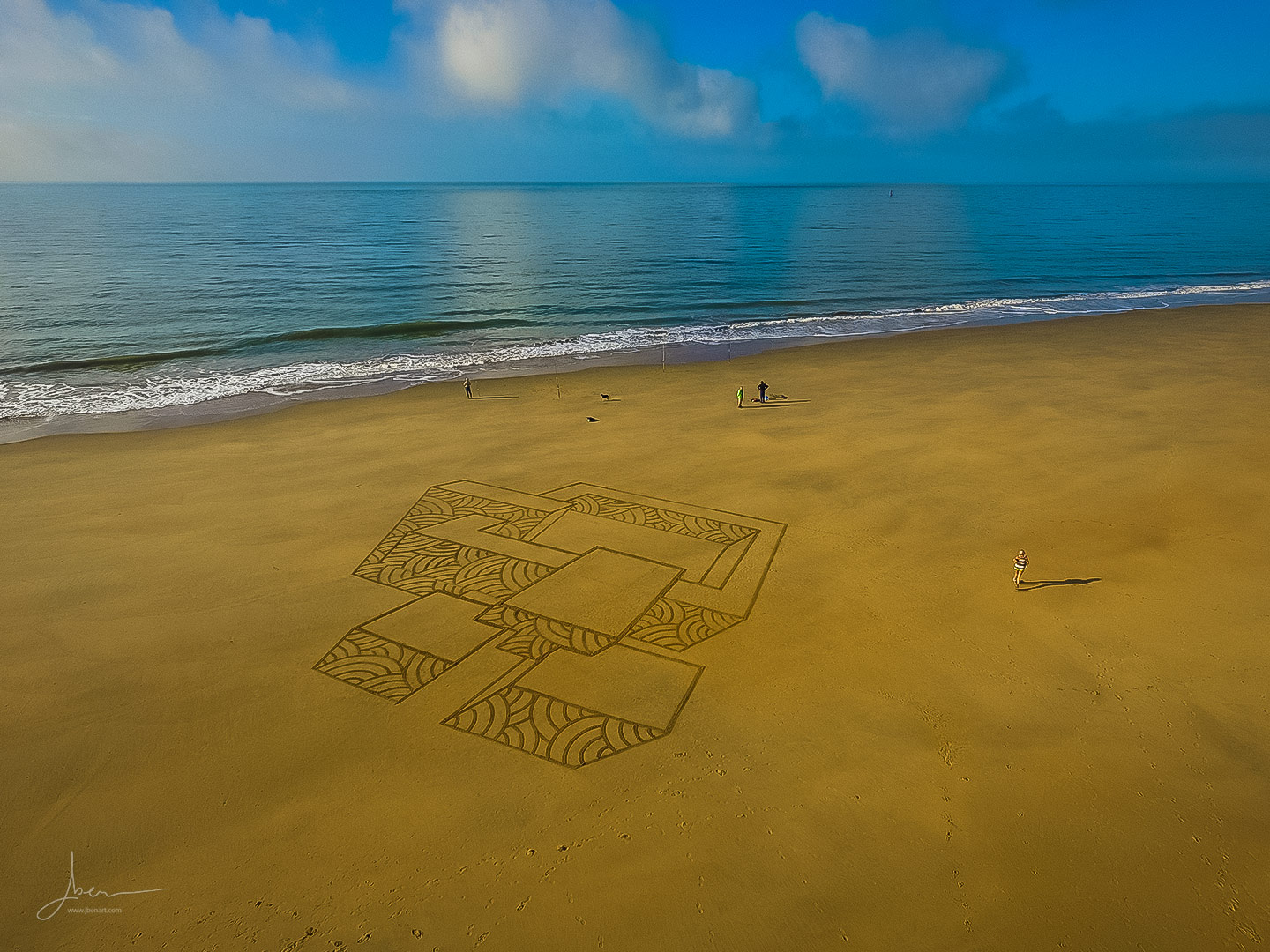 Beach art en perspective